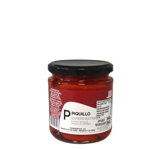 Peperoni del Piquillo Interi 370ml - Sabores Foods